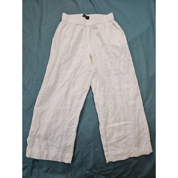 Tahari Pants - Tahari essentials 100% linen white pants, size M